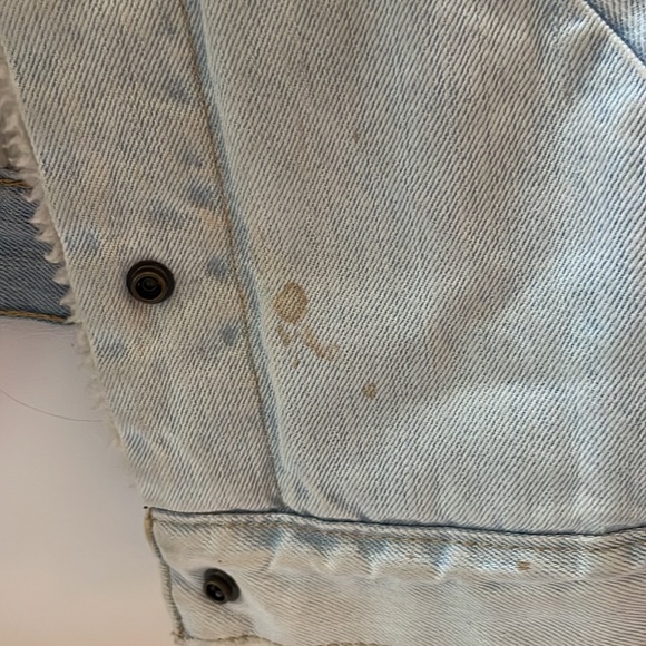 Levi’s Sherpa Denim Jacket Size S - Picture 7 of 8
